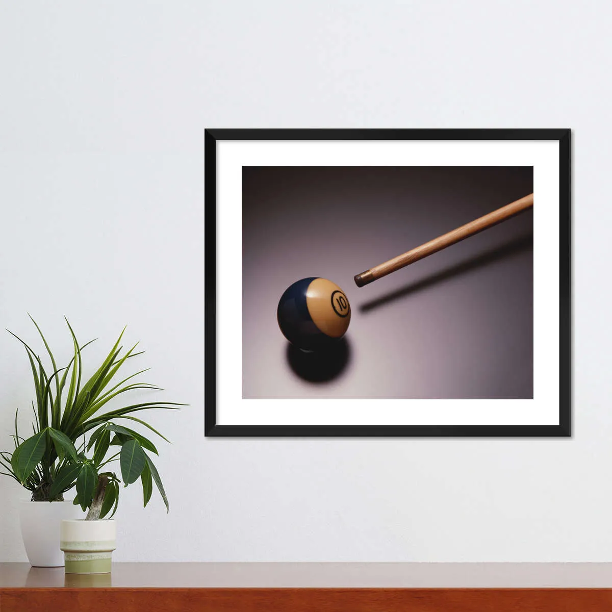 10 Ball Billiards Wall Art