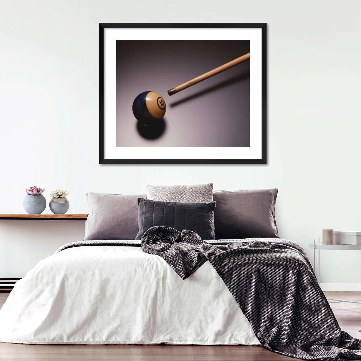 10 Ball Billiards Wall Art