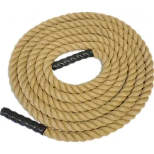 10m Sisal Battle Rope - 50mm (2 Inch) Diameter