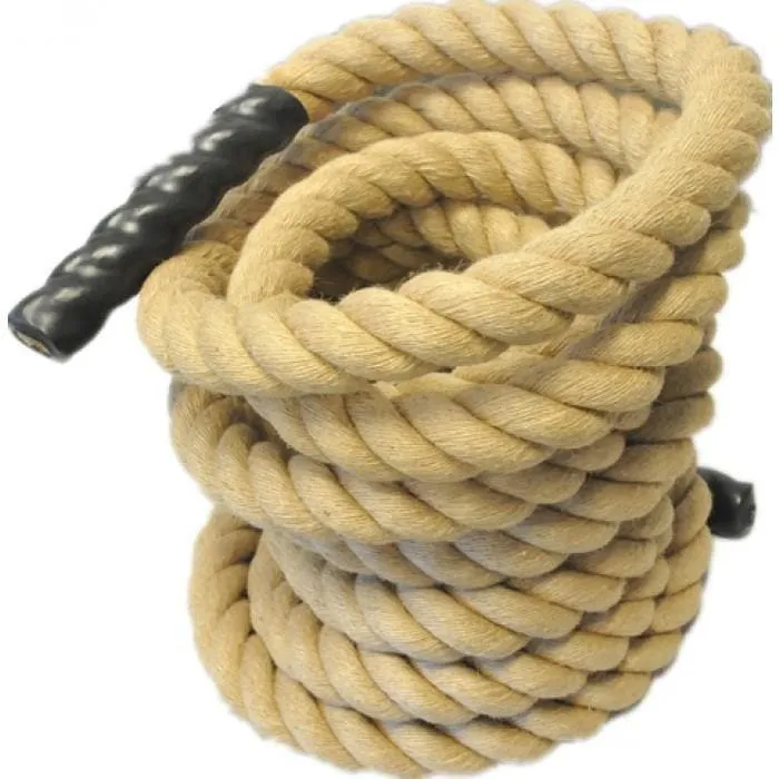 10m Sisal Battle Rope - 50mm (2 Inch) Diameter