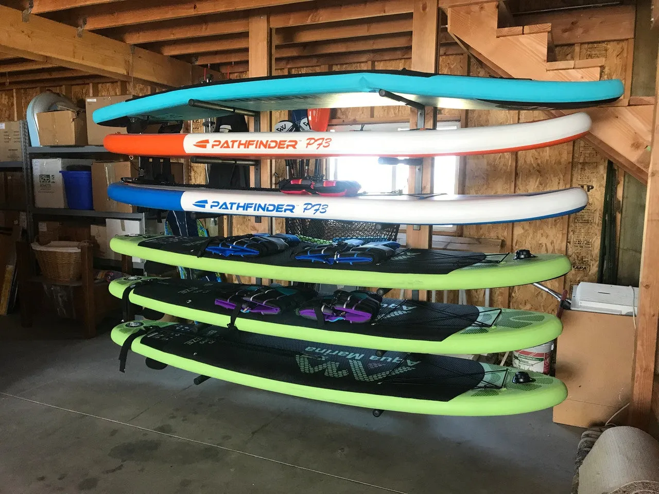 3 Paddleboard Wall Storage Rack