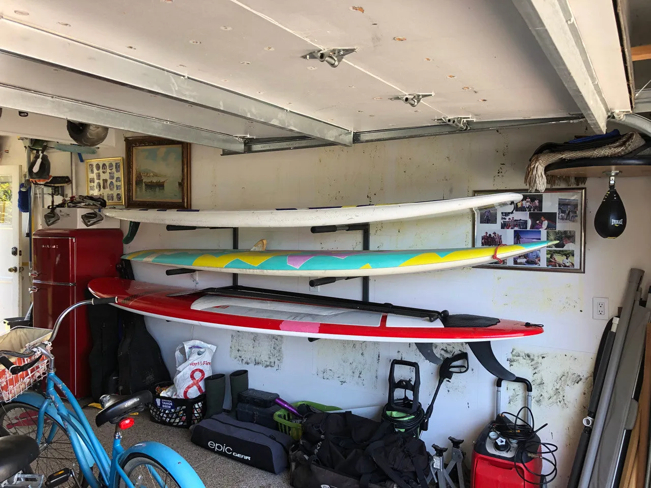 3 Paddleboard Wall Storage Rack