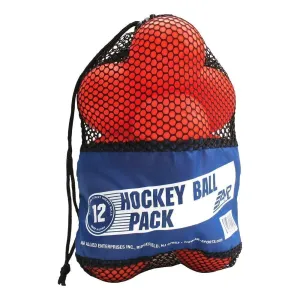 A&R Orange Street Hockey Ball - 12 Pack (Mesh Bag)