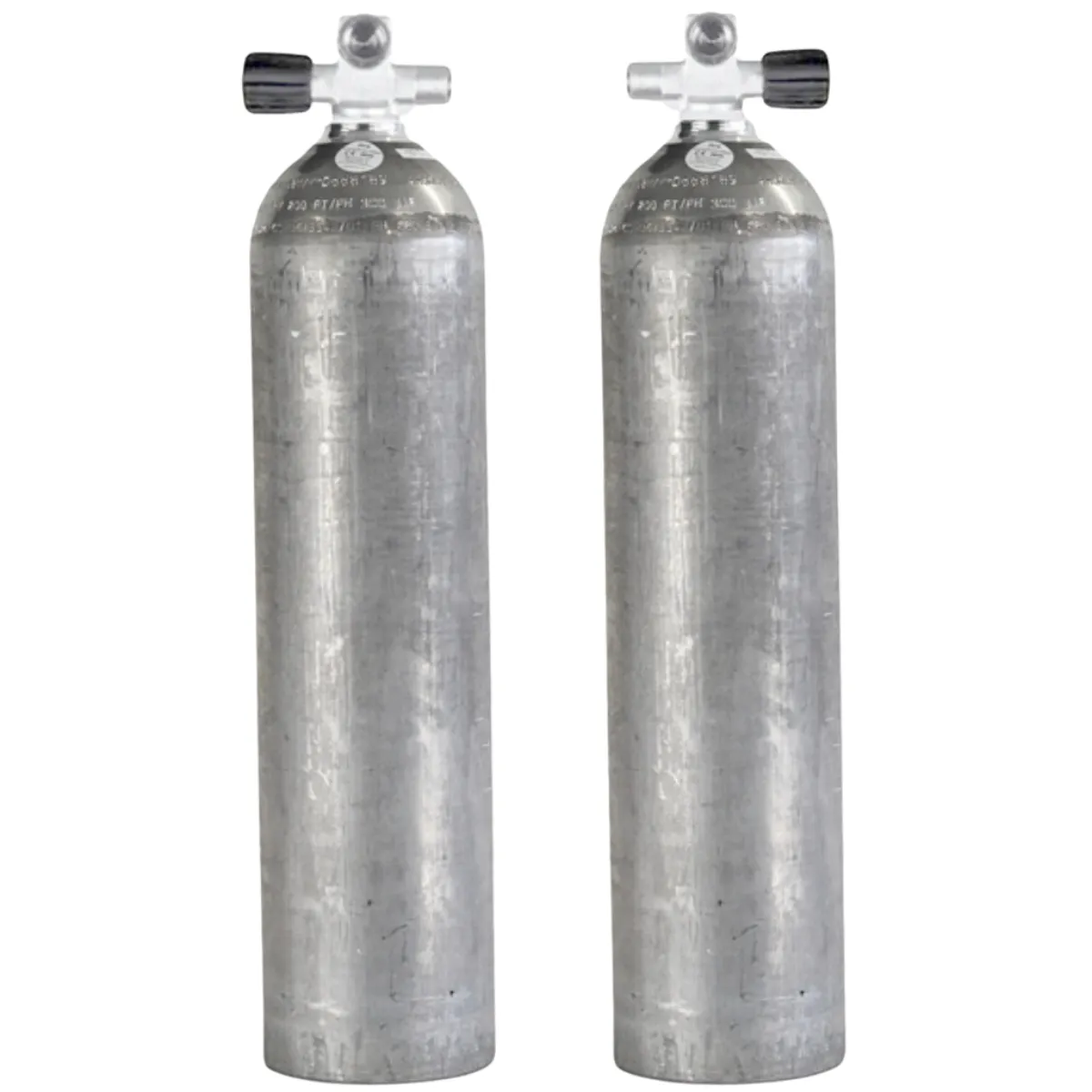 Ali 7 Litre Sidemount Cylinders (2 Pair) - Mes