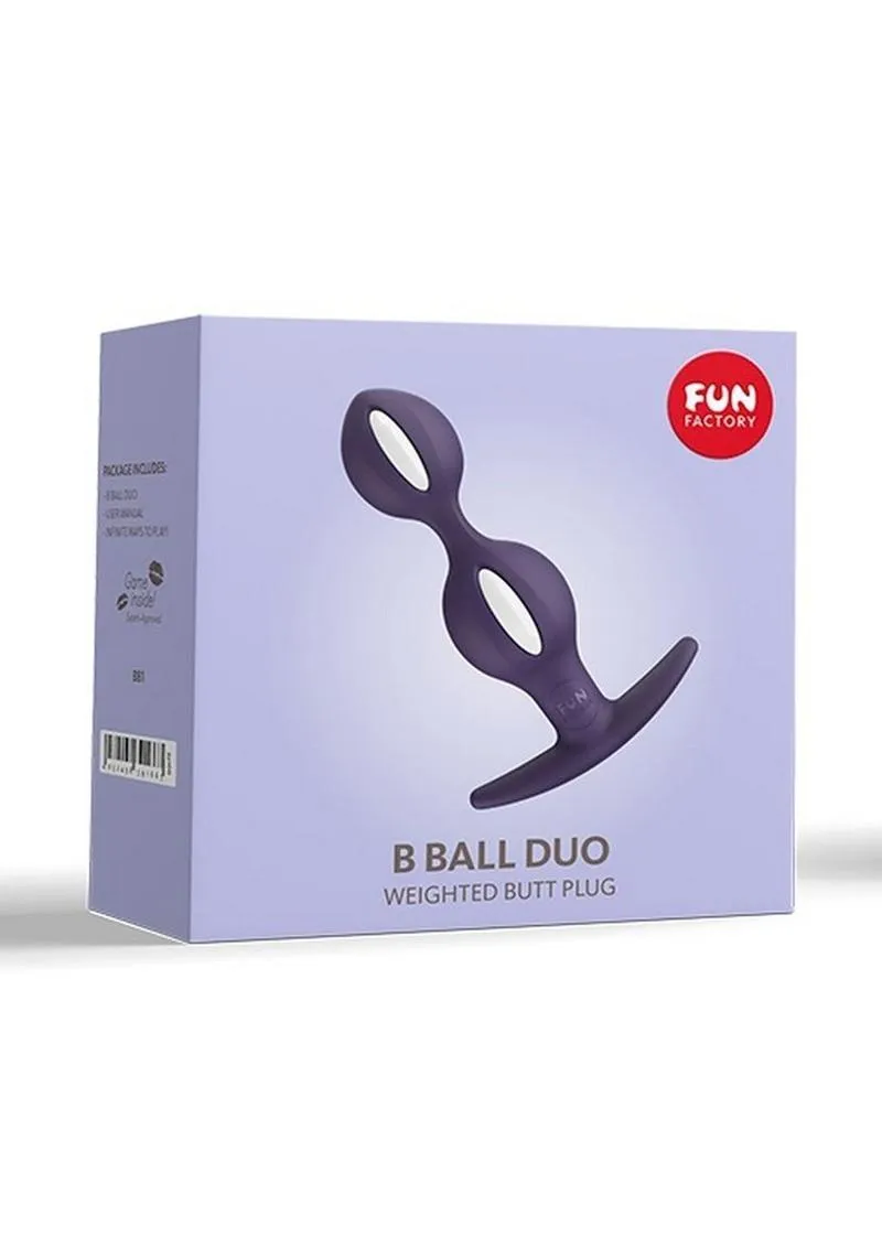 B Balls Silicone Anal Stimulator - Dark