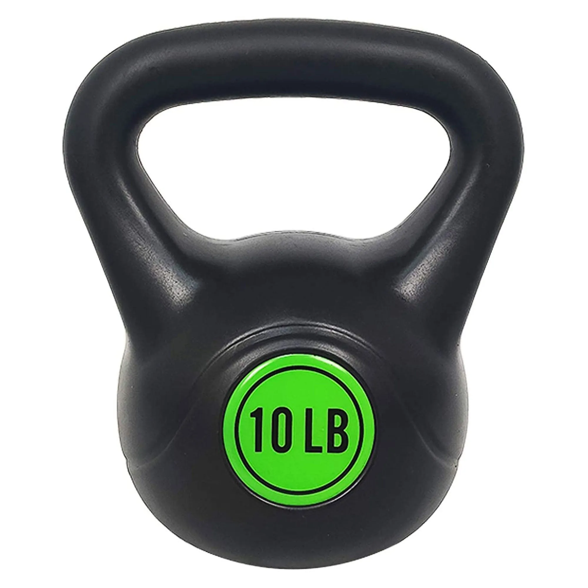 BalanceFrom Fitness Home Gym Vinyl Coated Solid Cast Iron Kettlebell Weight Set