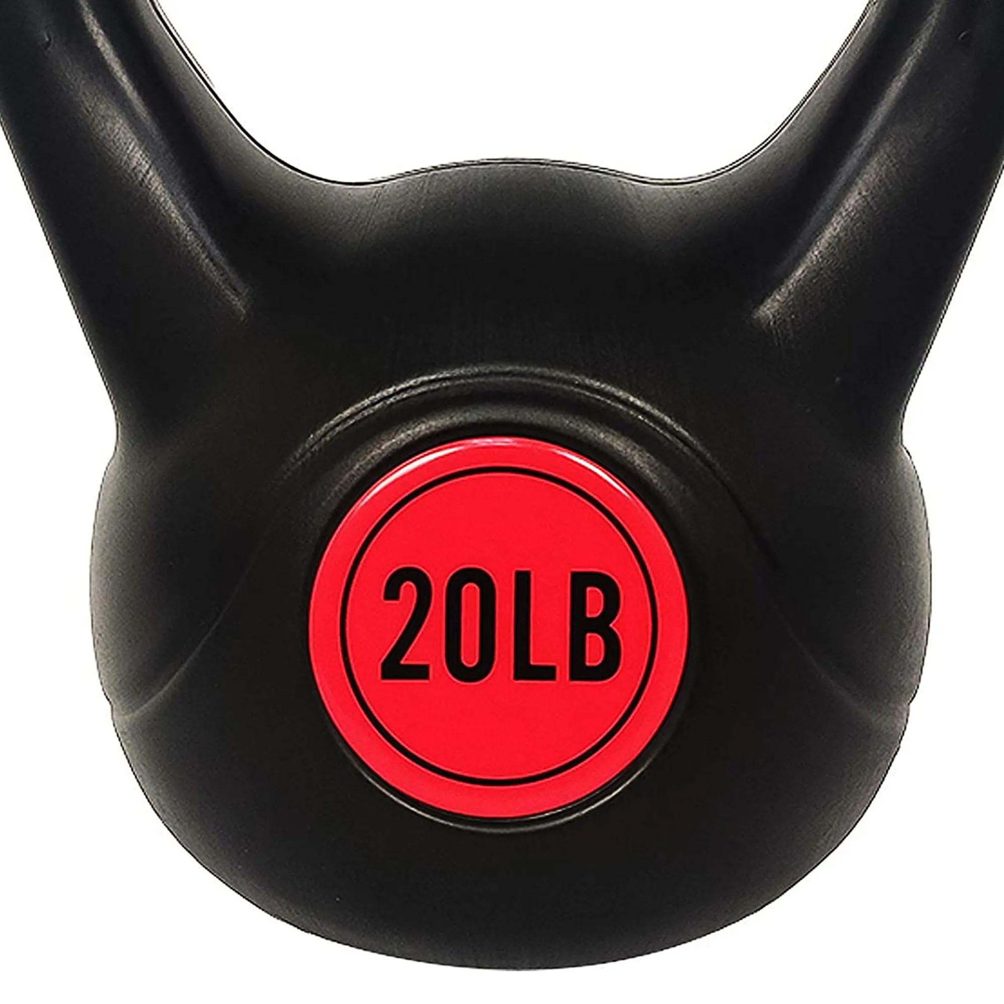 BalanceFrom Fitness Home Gym Vinyl Coated Solid Cast Iron Kettlebell Weight Set