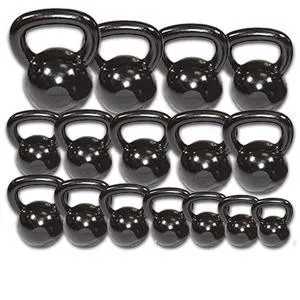 Body Solid Black Solid Cast Iron Kettlebell - lbs