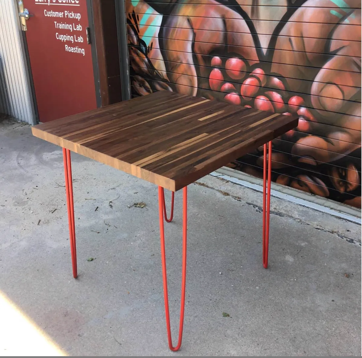 Butcher Block Table 36"  x 72 - Hairpin Legs - Customizable & Made In-House