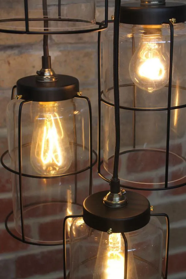 Cage Jar Pendant Lights