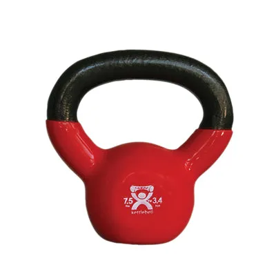 CanDo vinyl-coated kettlebell - Green - 10 lb