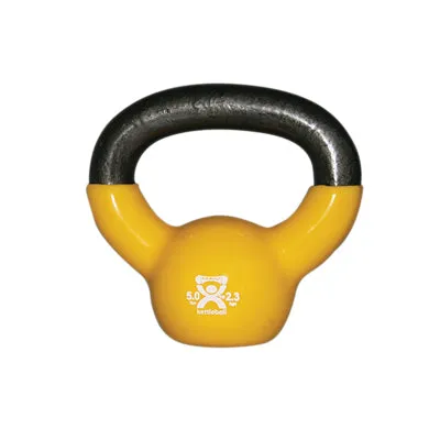 CanDo vinyl-coated kettlebell - Green - 10 lb