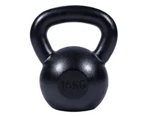 Cast Iron Kettlebell 16KG - Black