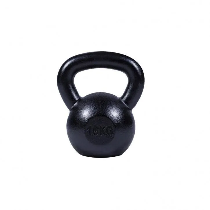 Cast Iron Kettlebell 16KG - Black