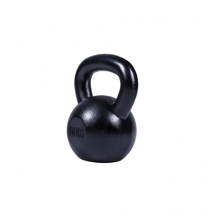 Cast Iron Kettlebell 16KG - Black