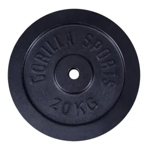 Cast Iron Weight Plate 20KG Black