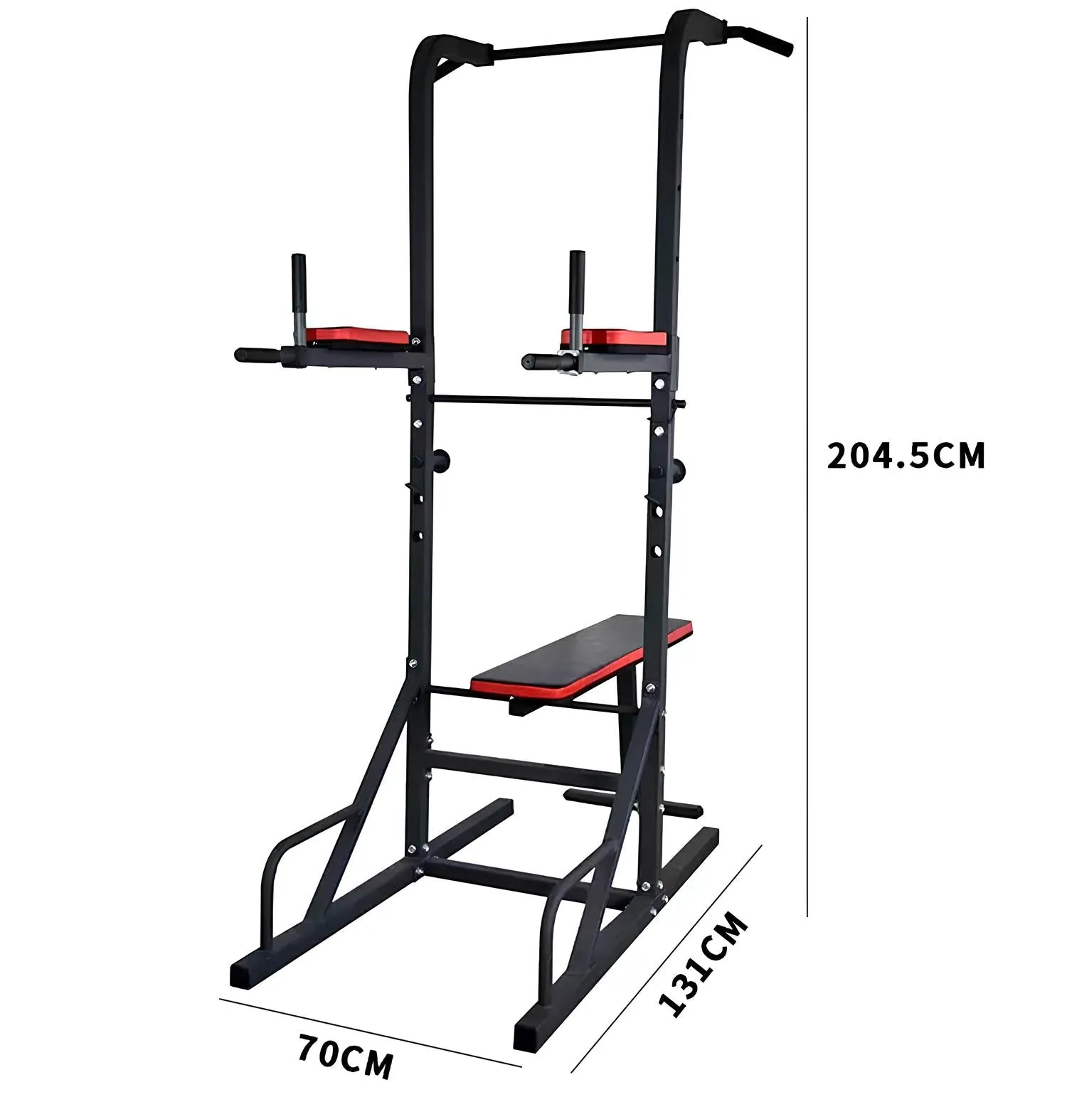 Chinning Stand with Foldable Bench