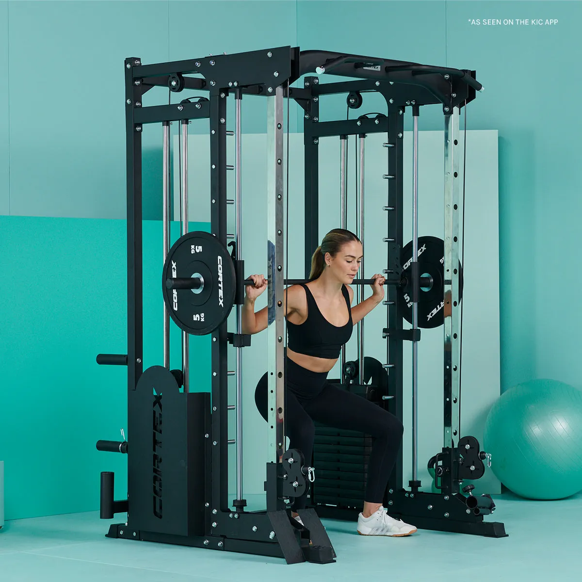 CORTEX SM-25 6-IN-1 POWER RACK WITH SMITH & CABLE MACHINE