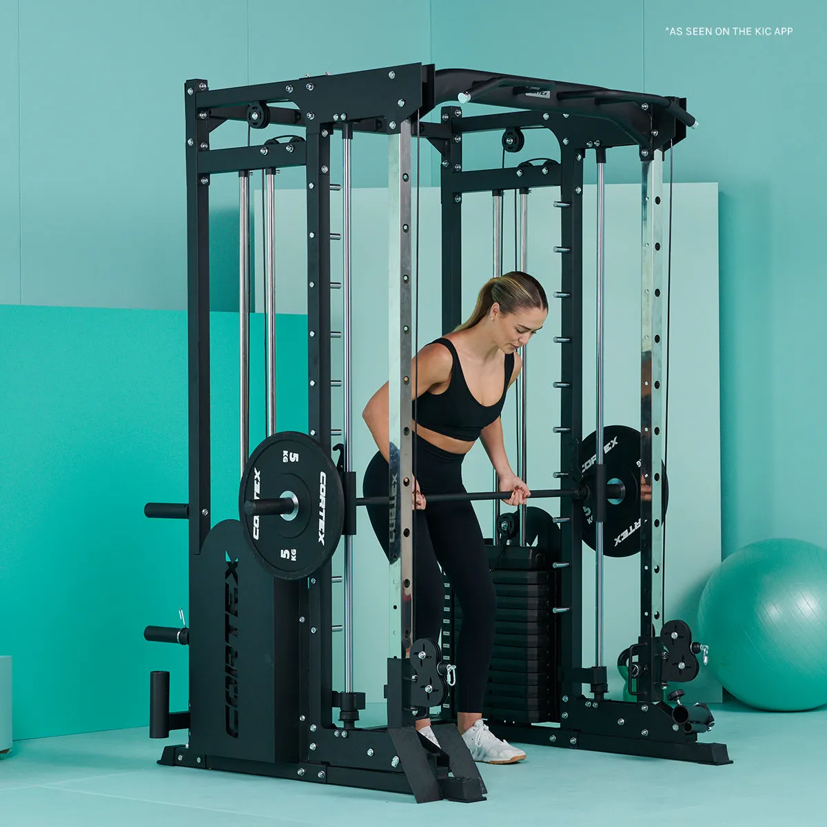 CORTEX SM-25 6-IN-1 POWER RACK WITH SMITH & CABLE MACHINE