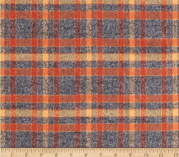 Custom Elastic Fitted & Protective Cushion Cover - Buffalo Plaid Flannel RV