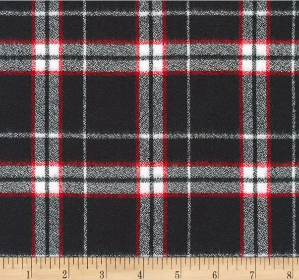 Custom Elastic Fitted & Protective Cushion Cover - Buffalo Plaid Flannel RV