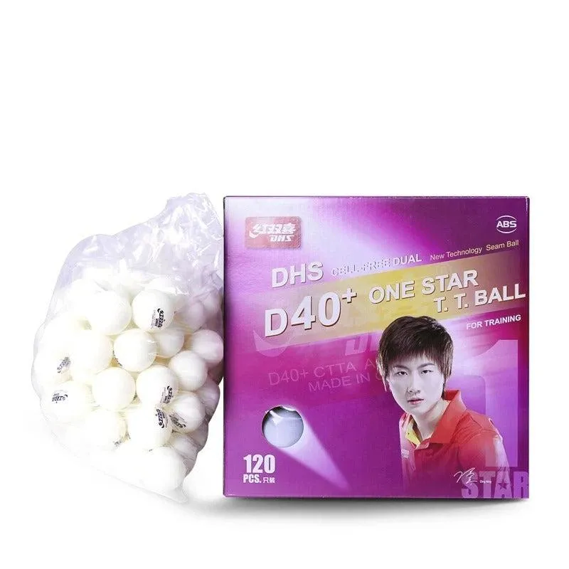 DHS Table Tennis Ball DHS D40  1-STAR Plastic ABS Ball