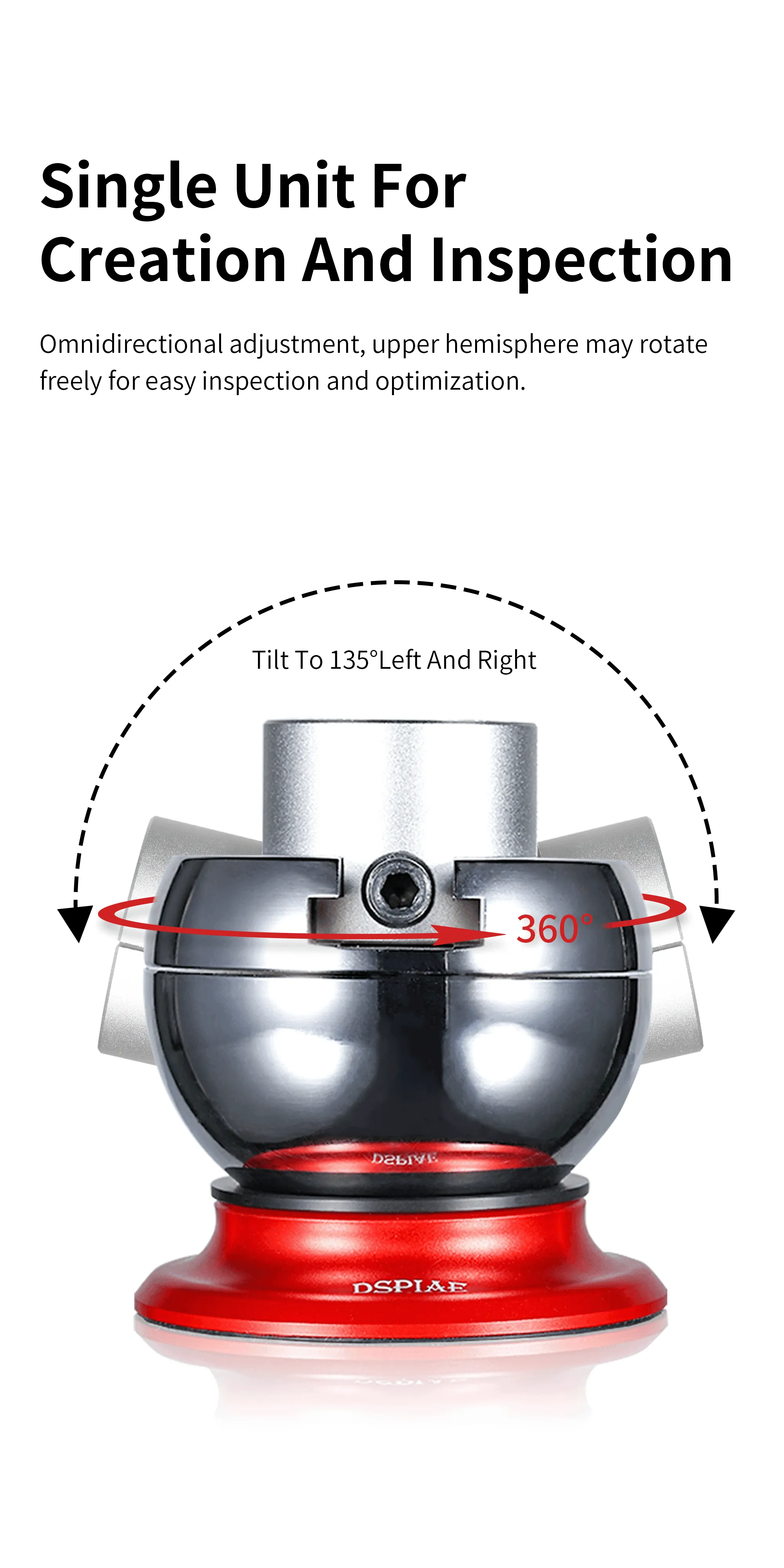 DSPIAE Omnidirectional Spherical Vise AT-SV