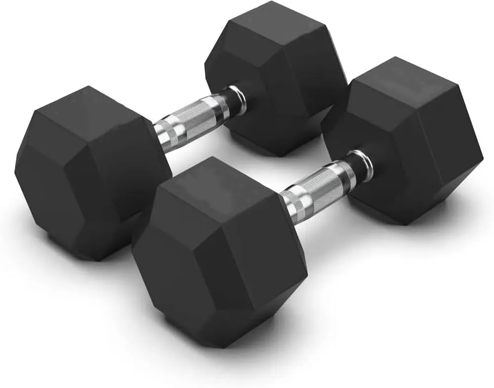 Dumbbell (Rubber head) 10KG