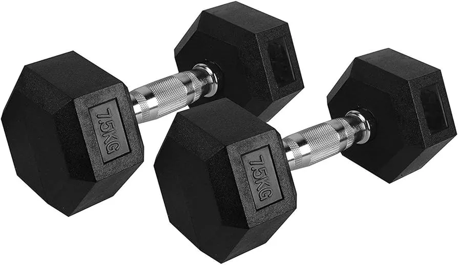 Dumbbell (Rubber Head) 7.5kg