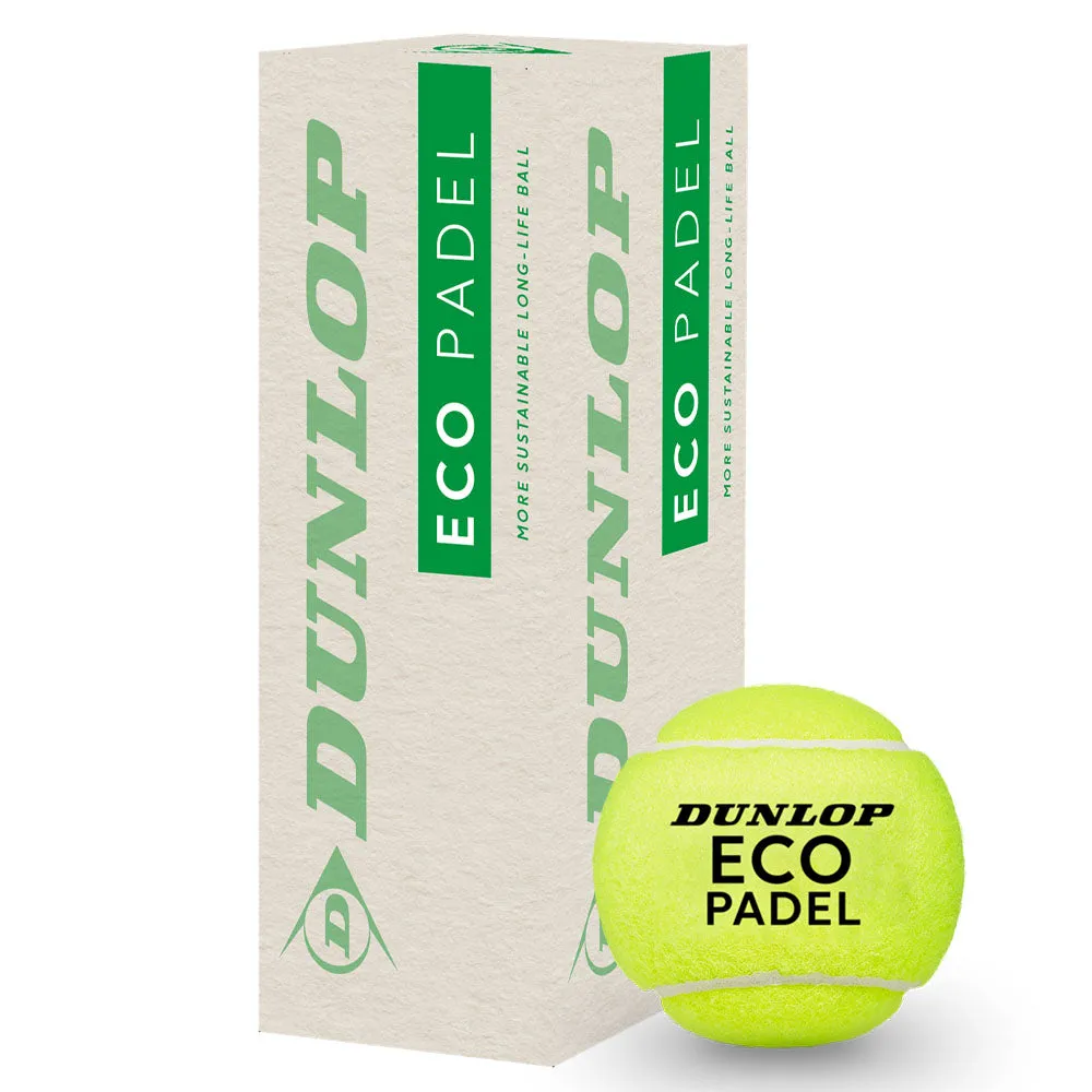 Dunlop Eco Padel Balls - 1 Dozen