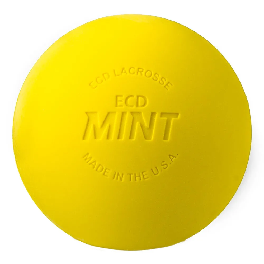 East Coast Dyes ECD MINT NOCSAE/NFHS/NCAA/SEI Lacrosse Game Balls - Yellow 6-Pack