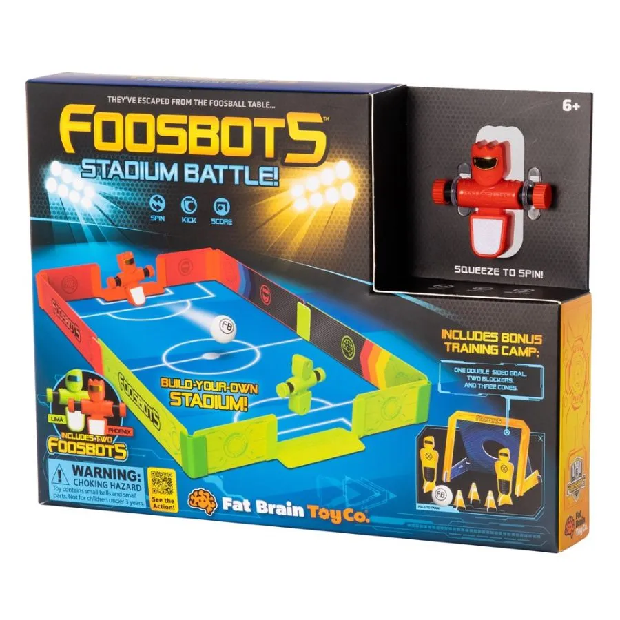 Fat Brain Toy Co - Foosbots Stadium Battle Set