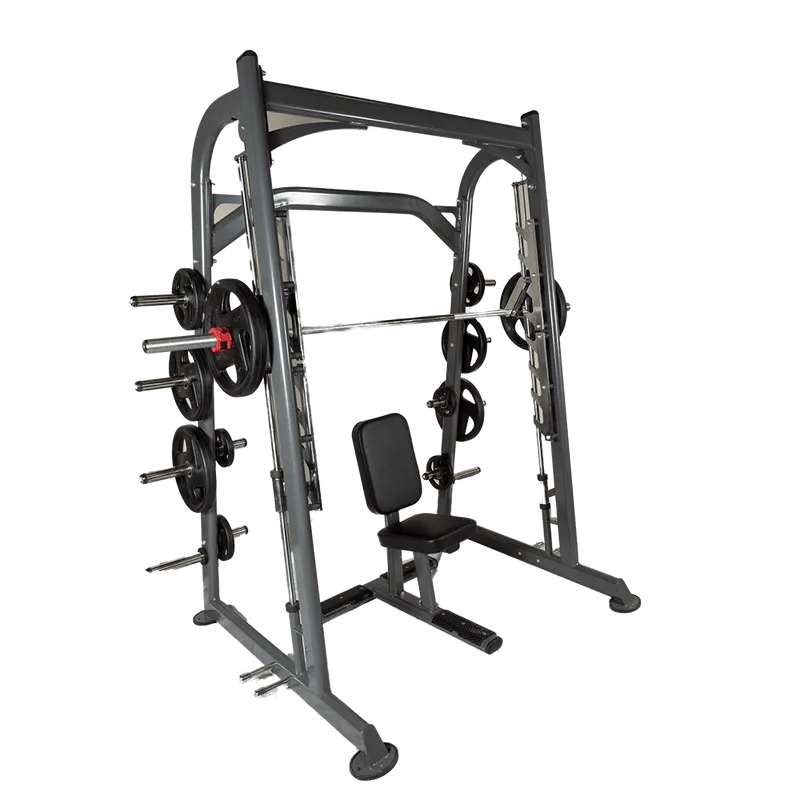 Fitness Products Direct Smith Machine Silver Frame