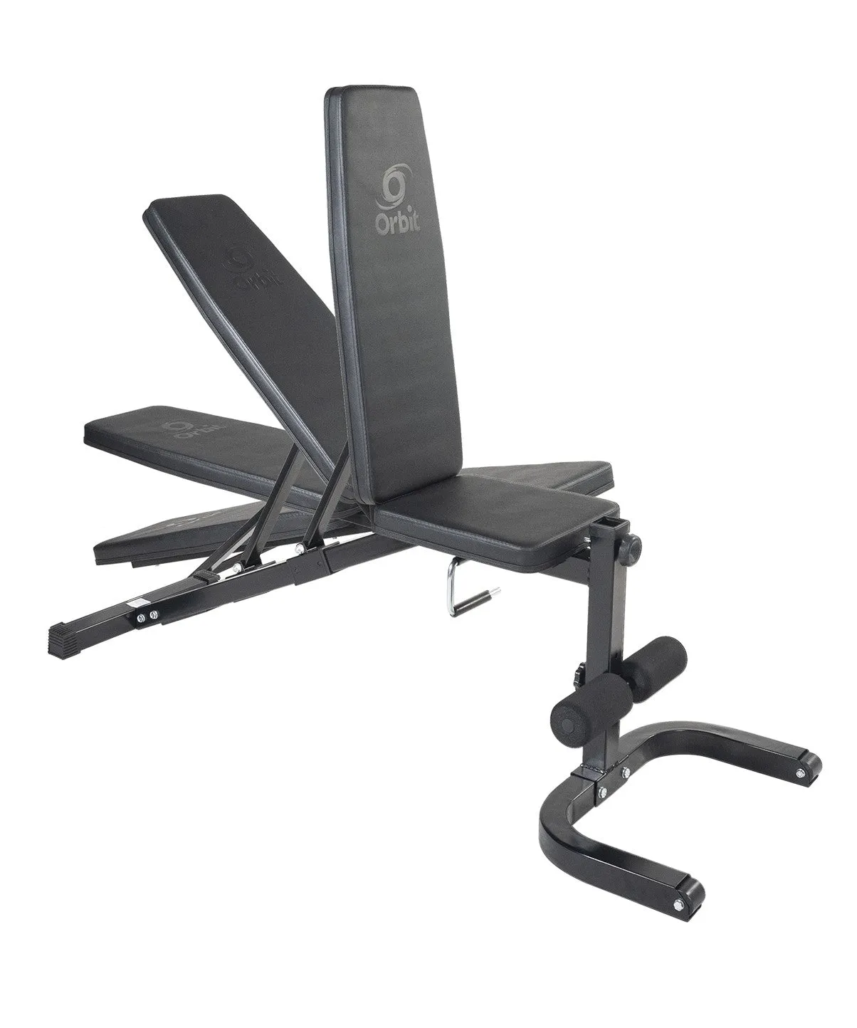 Flat / Incline / Decline Bench with Leg Developer and Arm Curl Attachments