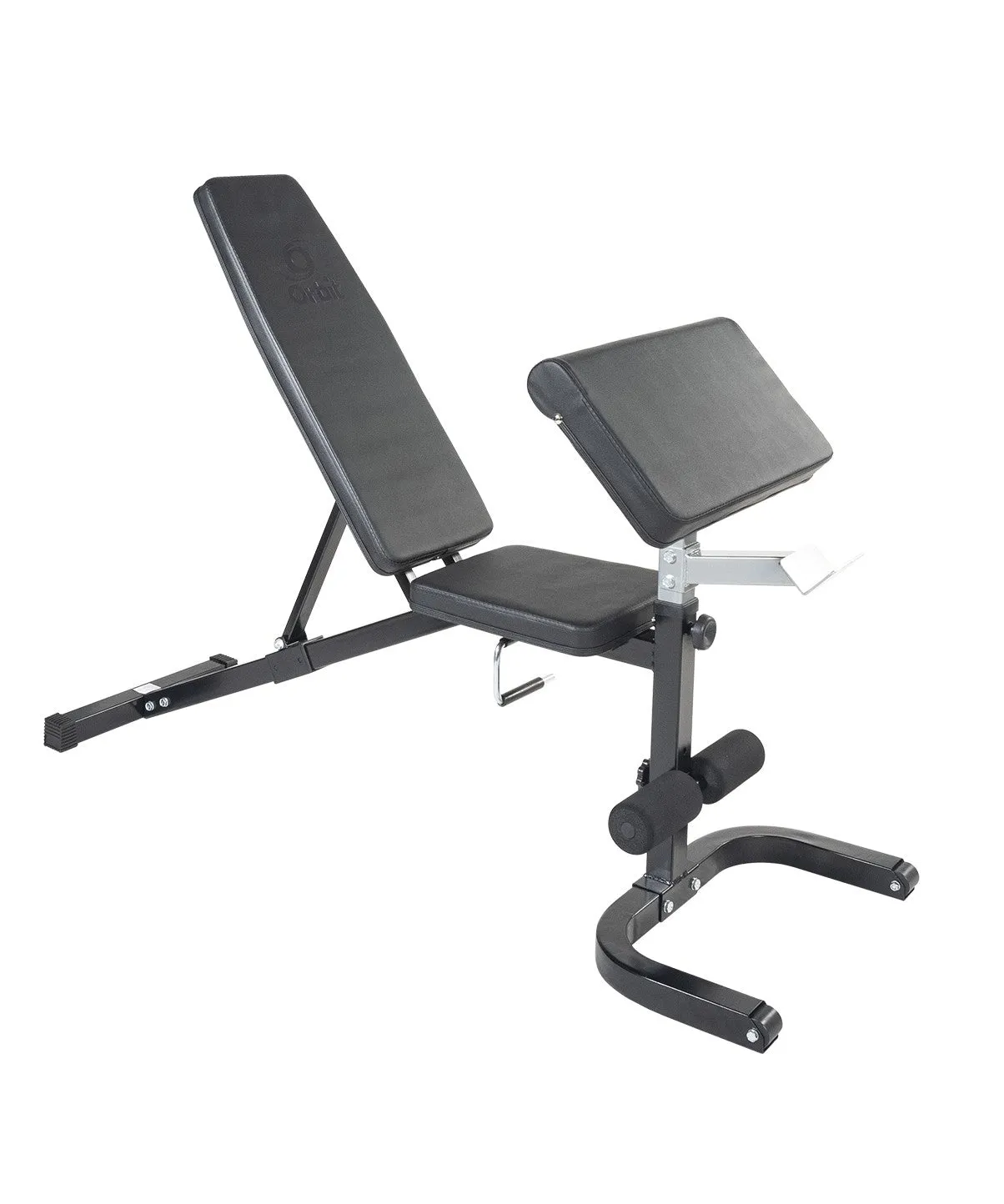 Flat / Incline / Decline Bench with Leg Developer and Arm Curl Attachments