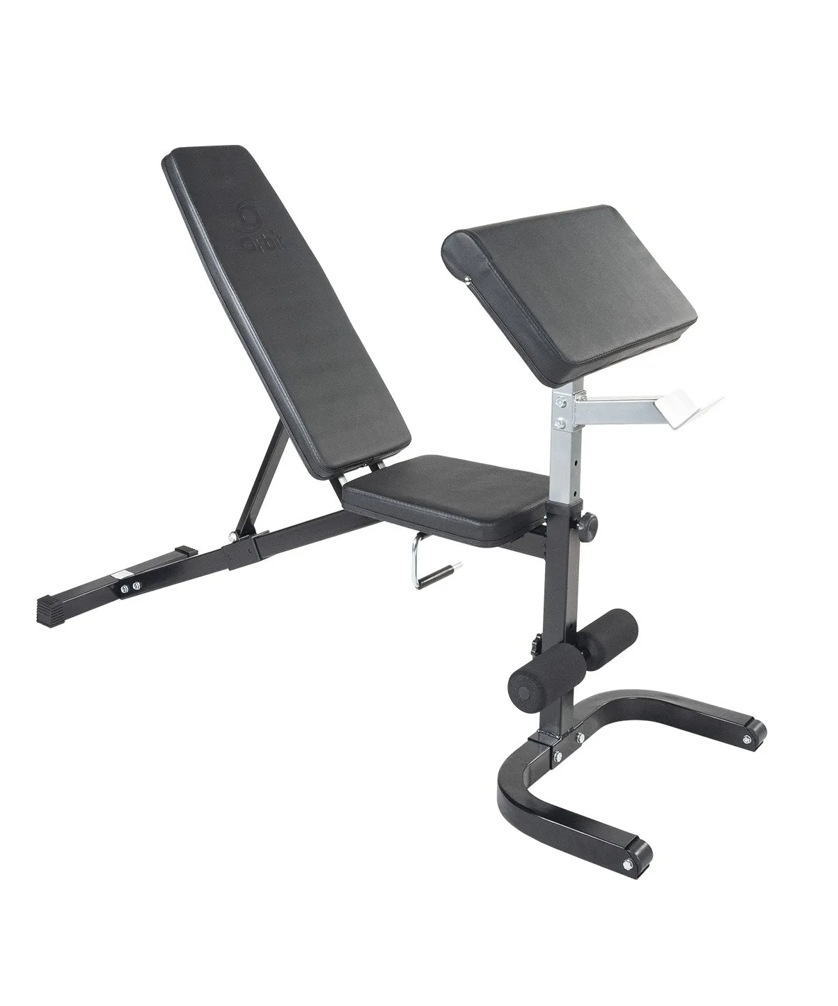 Flat / Incline / Decline Bench with Leg Developer and Arm Curl Attachments