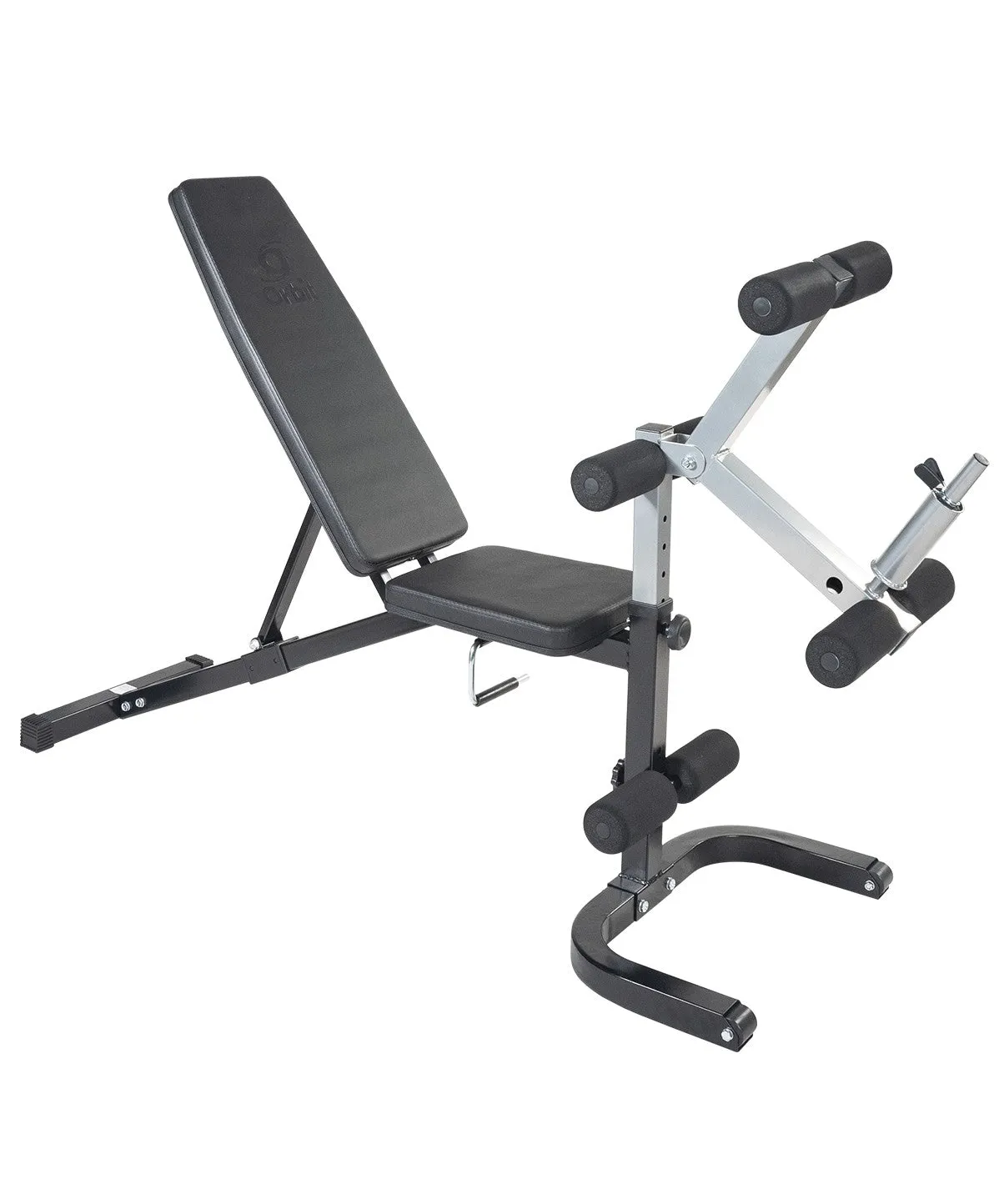 Flat / Incline / Decline Bench with Leg Developer and Arm Curl Attachments