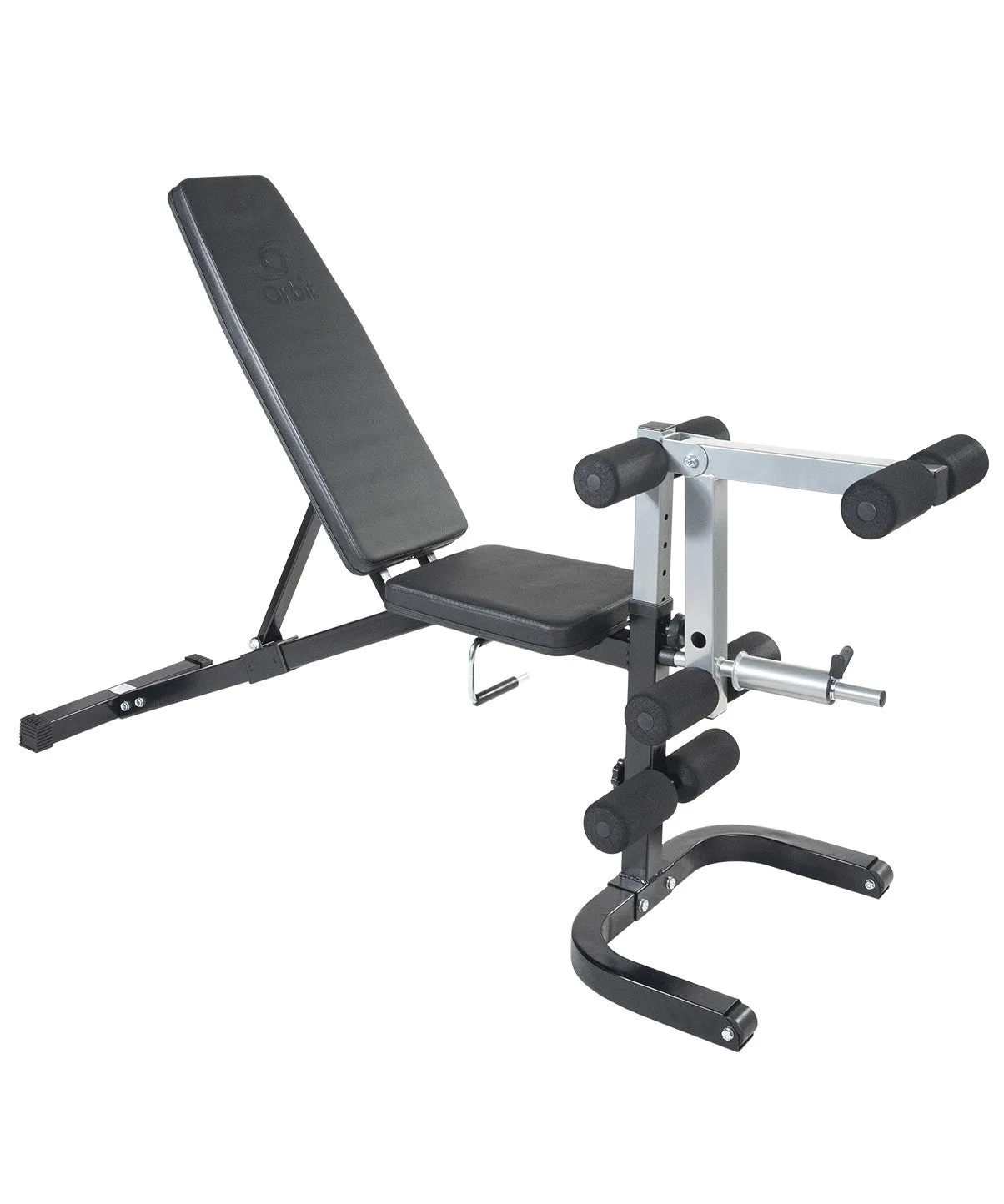 Flat / Incline / Decline Bench with Leg Developer and Arm Curl Attachments