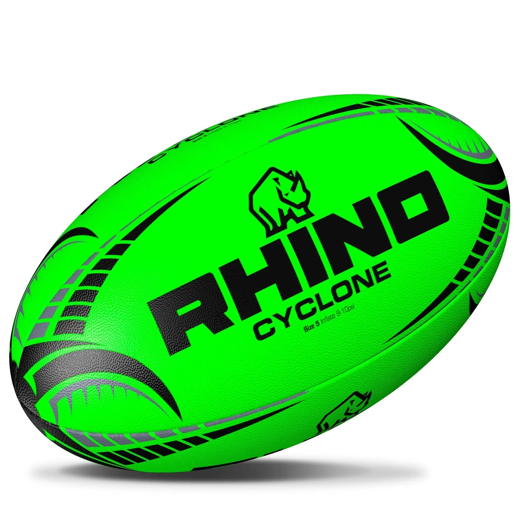 Fluorescent Cyclone Practice Rugby Ball