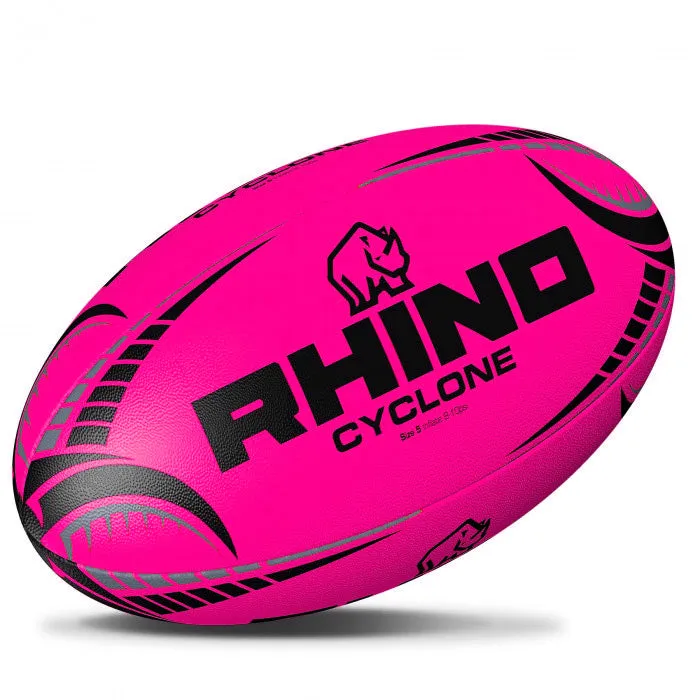 Fluorescent Cyclone Practice Rugby Ball