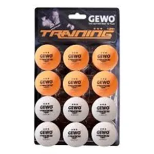 GEWO 40  3 Star Table Tennis Training Ball- Two Colored- One Dozen Pack