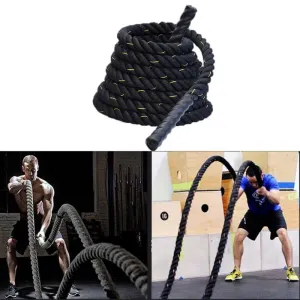 Heavy Jump Rope Skipping Rope Workout Battle Ropes for Men Women Total Body Workouts Power Training Improve Strength Bui