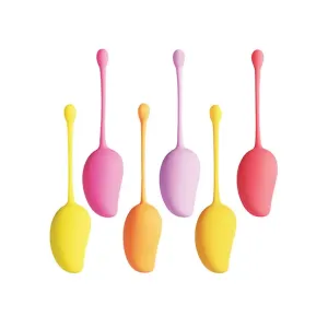 Honey Play Box Mango Tropical Weighted Kegel Ball 6-Piece Exercise Set Assorted Color