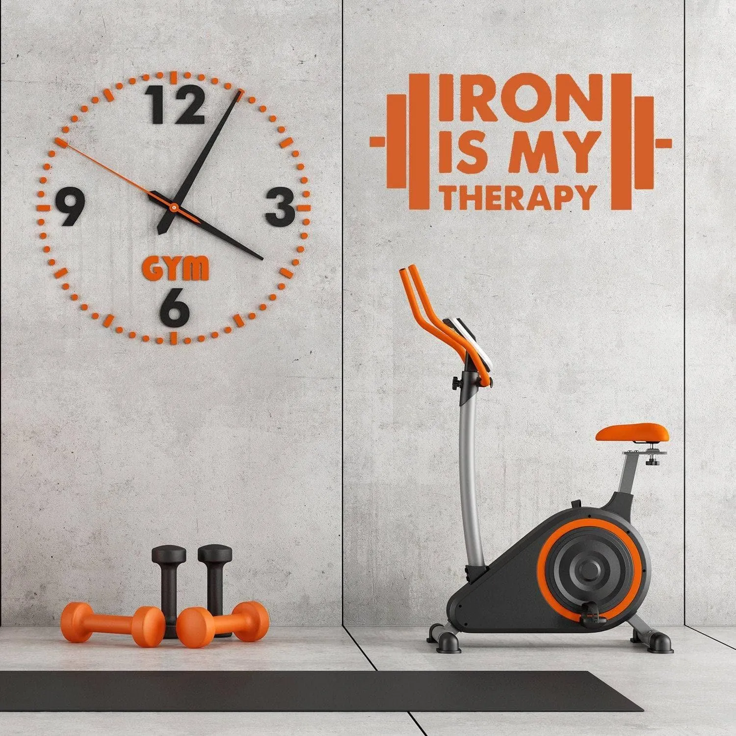 Inspirational Fitness Wall Art - Motivating Gym Bodybuilding Decal Sticker