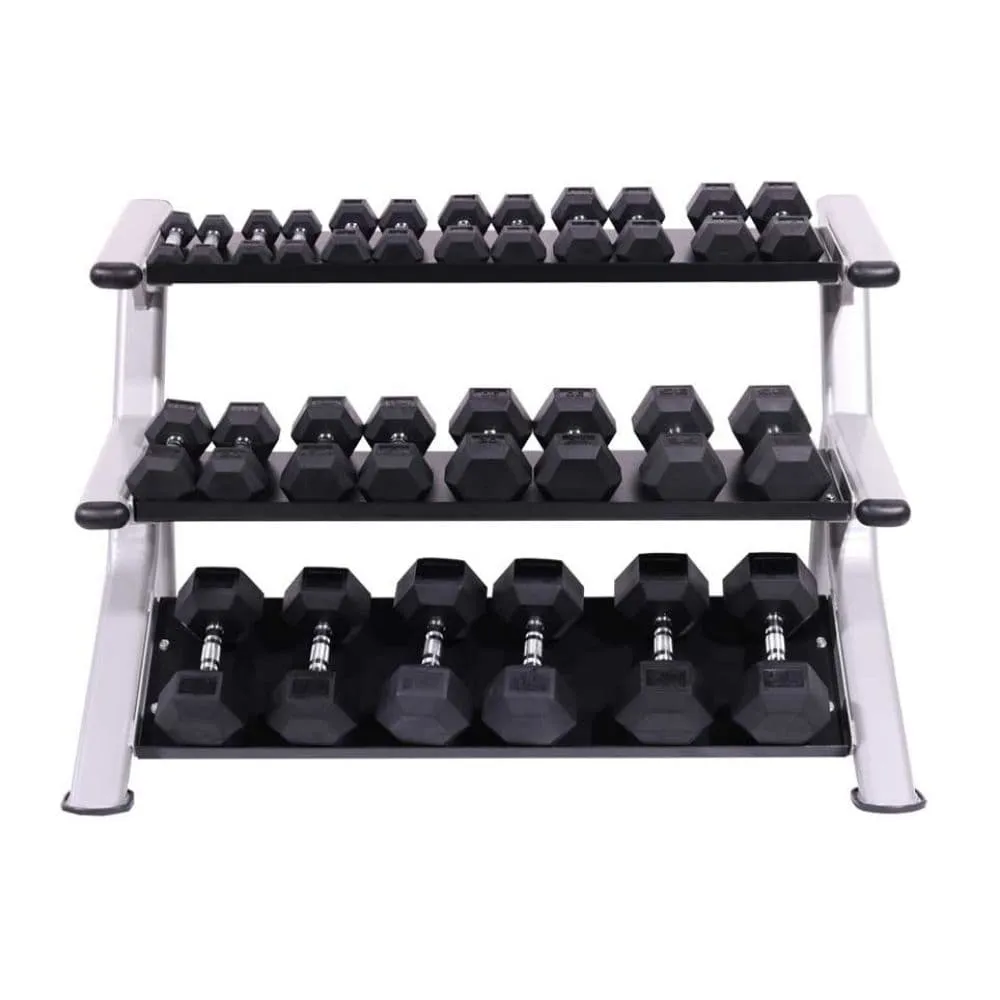 Intek Strength Three Tier Tray-Style Dumbbell Rack