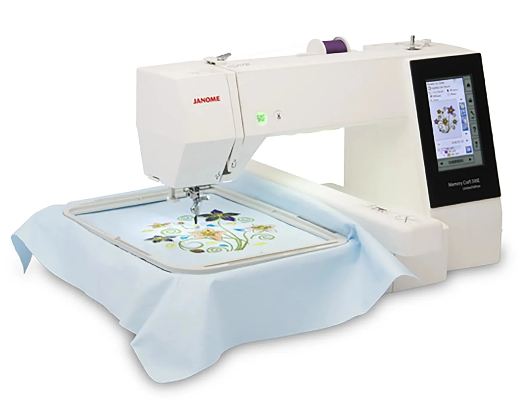 Janome Memory Craft 500E Dedicated Embroidery Machine