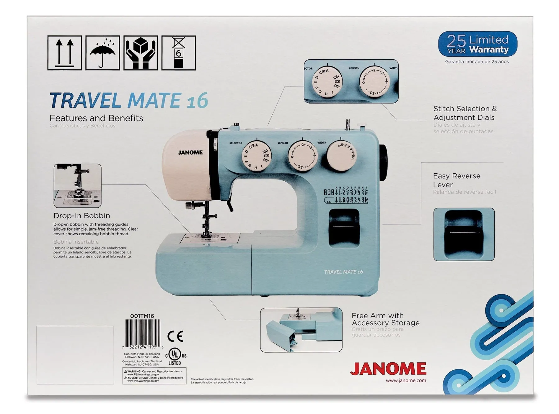 Janome Travel Mate 16 Sewing Machine