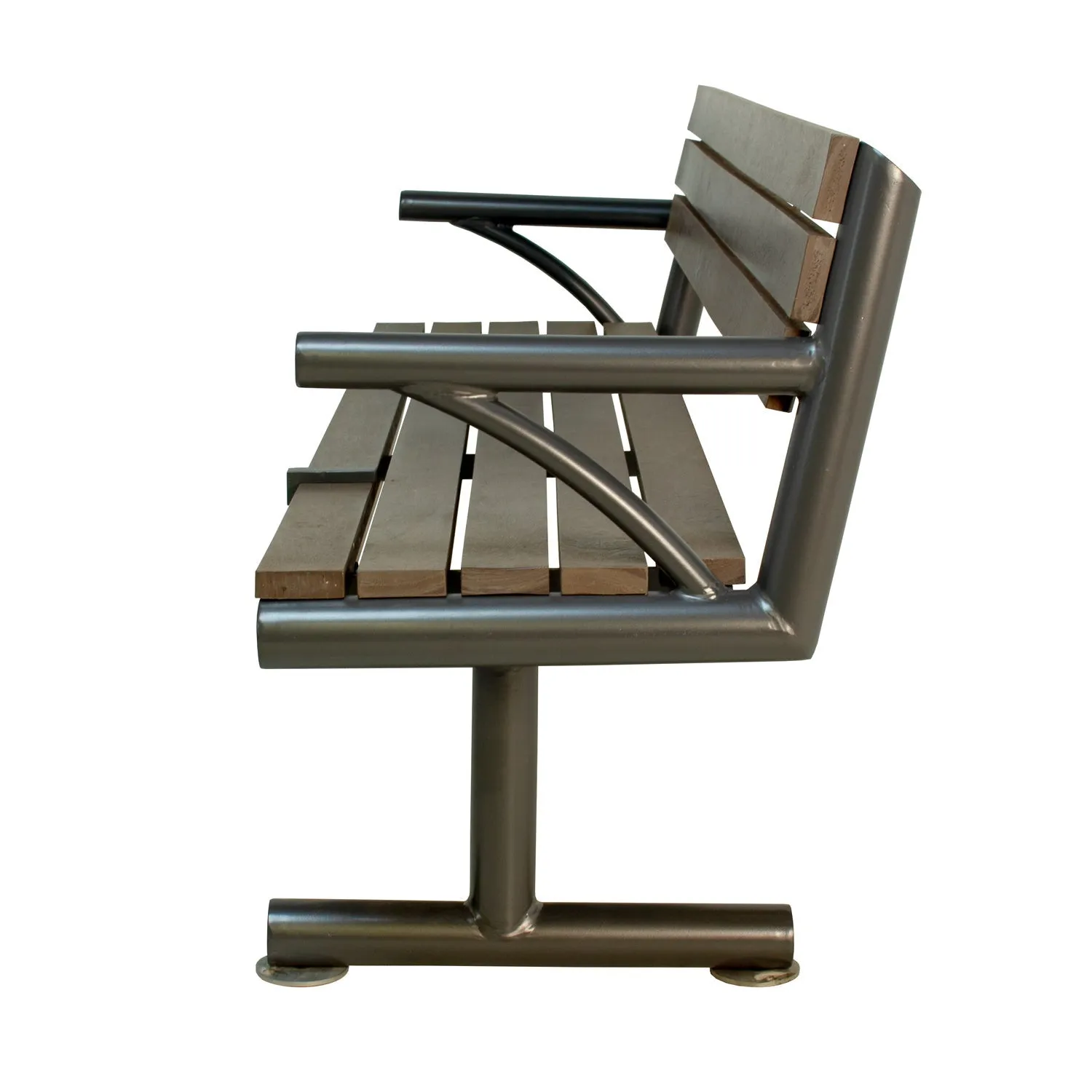 King Mills Arc Bench with Arms