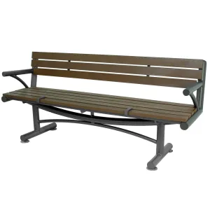 King Mills Arc Bench with Arms