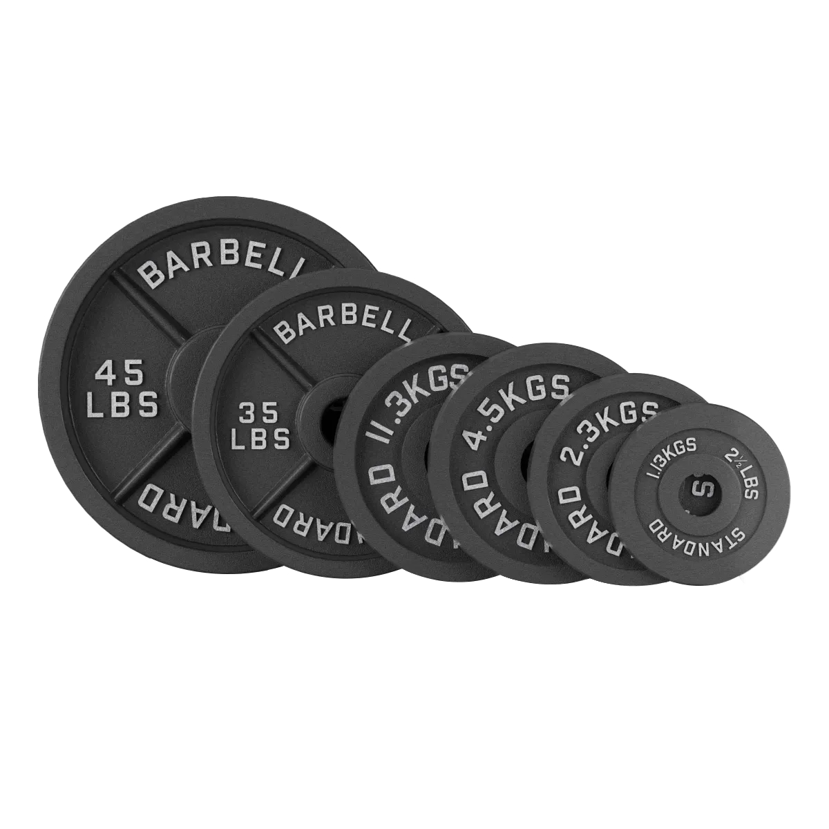 MAJOR FITNESS Old School Cast Iron Weight Plates